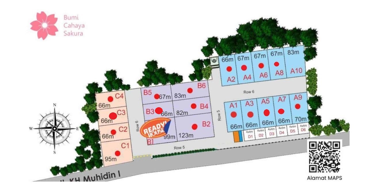 update siteplan Bumi Cahaya Sakura April 2026